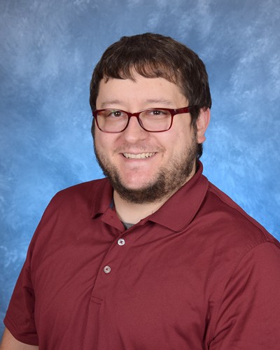 Portrait of Corey Straub, Technology Assistant